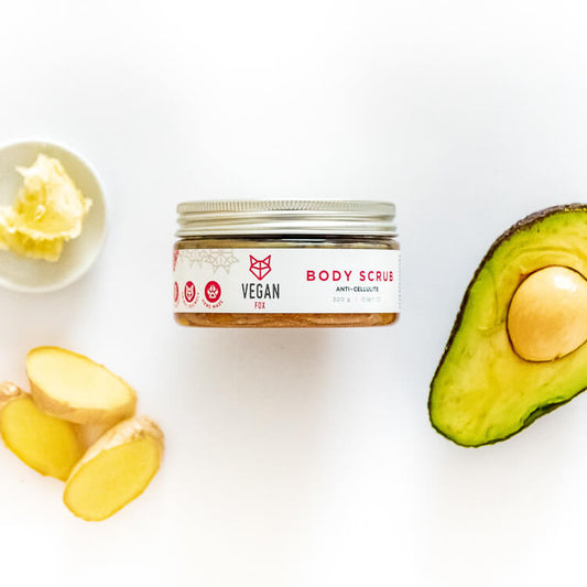 Selluliittia ehkäisevä vartalokuorinta inkivääri, 300 g