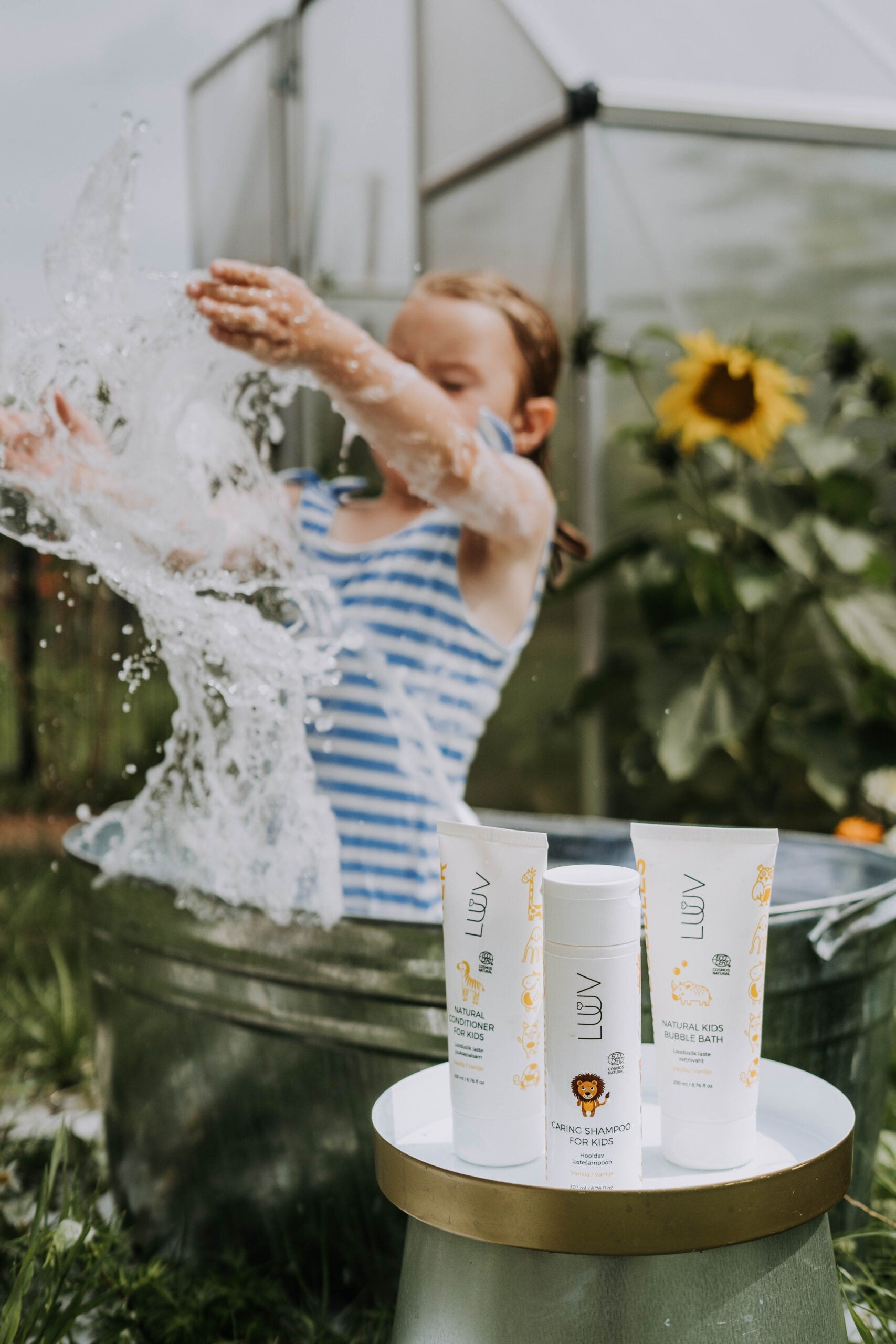 Lasten hoitoaine vanilja COSMOS, 200ml