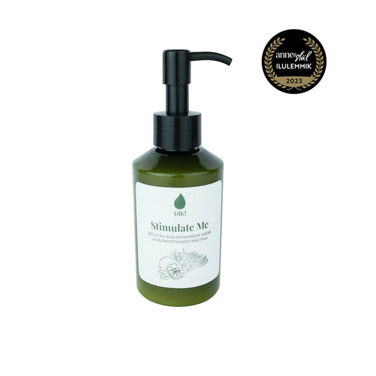 Stimulate Me AHA -vartalovoide greippi- ja punaleväuutteella, 150ml