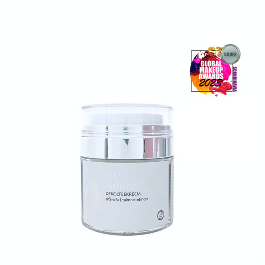 Adore Me Rich Décolleté -voide sinimailasella ja kasvipohjaisella retinolilla 50 ml