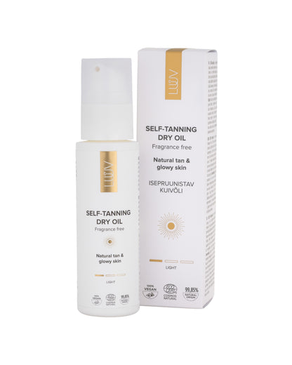 Luonnollinen itseruskettava kuivaöljy kevyt COSMOS, 100ml